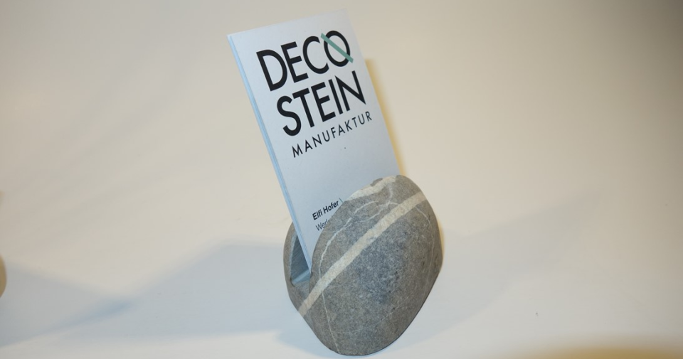 Visitenkartenhalter - Deco-Stein Manufaktur